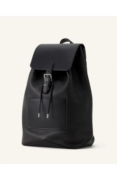 Lanvin Zaino Leather Backpack In Black
