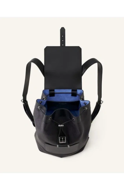 Lanvin Zaino Leather Backpack In Black