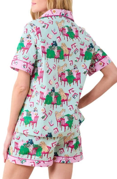 Printfresh Short Organic Cotton Pajamas Set In Multi