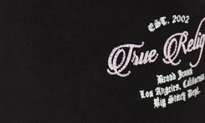 True Religion Crystal Embellished Baggy Joggers In Black