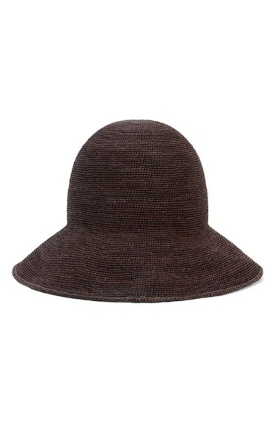 Janessa Leone Teagan Bucket Hat In Brown