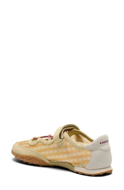 Hoff Bridge Vichy Sneaker In Yellow