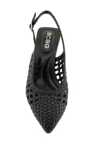 Bcbg Issa Slingback Pointed Toe Pump In Black