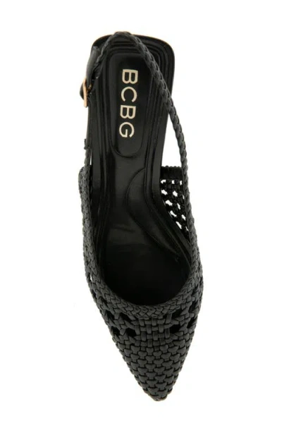 Bcbg Issa Slingback Pointed Toe Pump In Black