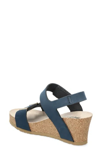 Mephisto Leonore Ankle Strap Sandal In Blue
