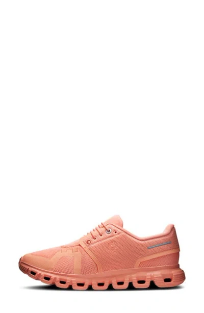 On Cloud 6 Sneaker In Orange