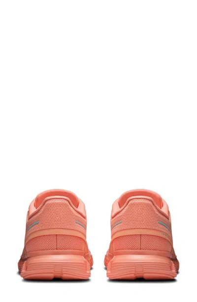 On Cloud 6 Sneaker In Orange