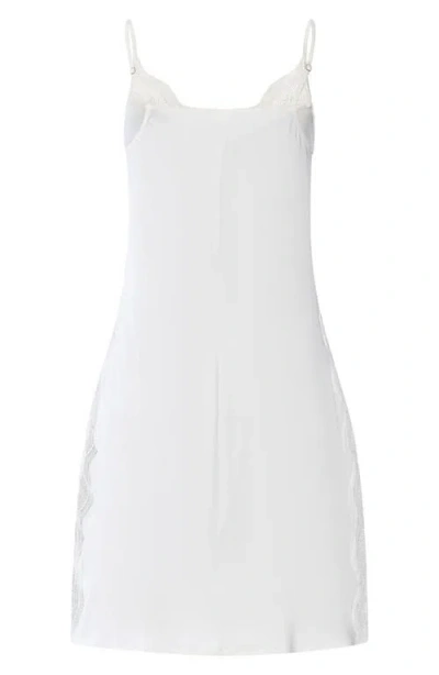Hanro Cira Lace-trim Nightdress In White