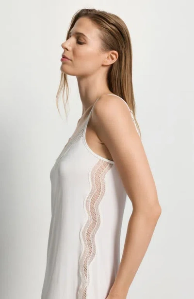 Hanro Cira Lace-trim Nightdress In White