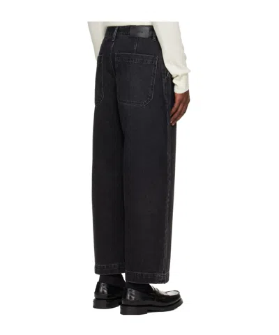 Studio Nicholson Puch Belt Loop Jeans In Black