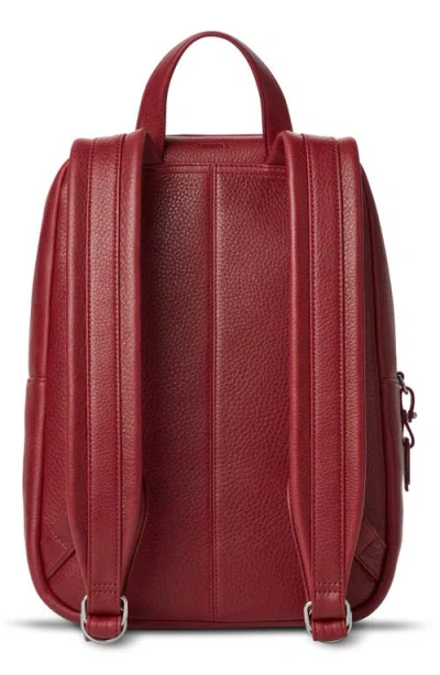 Shinola Small Runwell Leather Backpack In Pattern