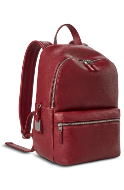 Shinola Small Runwell Leather Backpack In Pattern