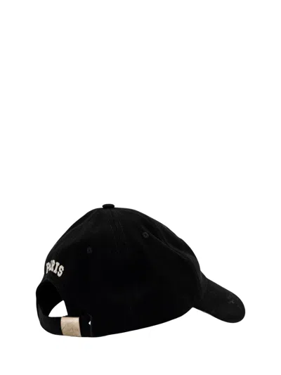 Celine Men Triomphe Baseball Cap In Black