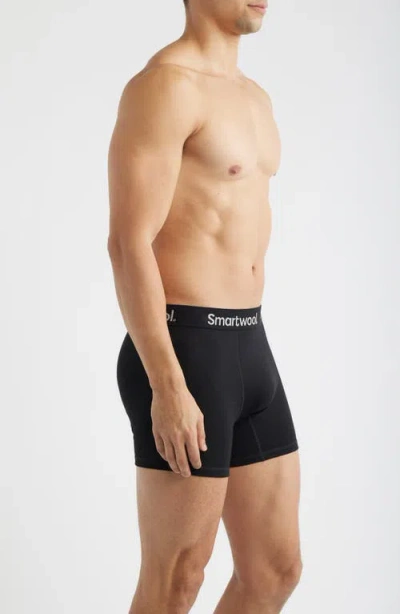 Smartwool Active Boxer Briefs In Black