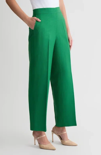 Kasper The Audrey Pull-on Straight Leg Pants In Multi