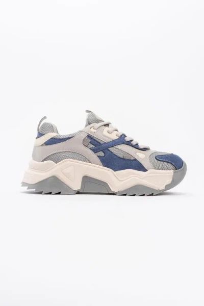 Prologue Shoes Loretta Platform Sneakers In Multi