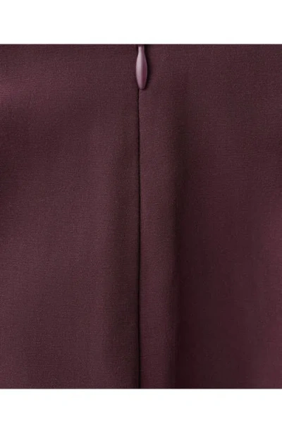 Mango Flared Midi-skirt In Burgundy
