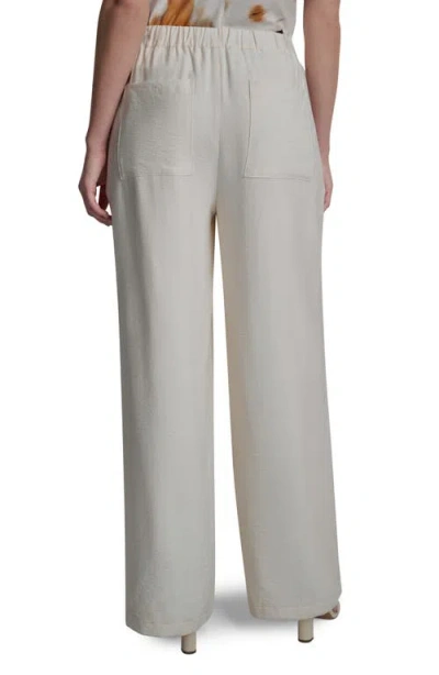Dkny Drawstring Pants In White