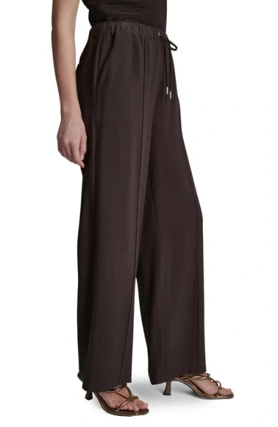 Dkny Drawstring Pants In Brown
