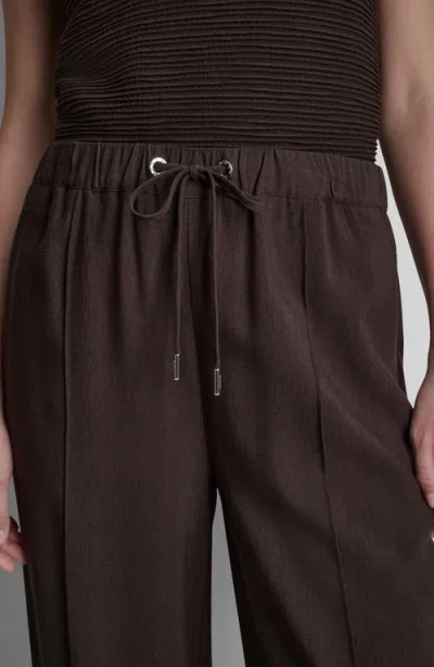 Dkny Drawstring Pants In Brown