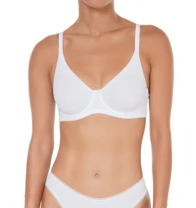 Huit Coton Bio Underwire Bra In White