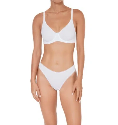 Huit Coton Bio Underwire Bra In White