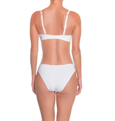Huit Coton Bio Underwire Bra In White