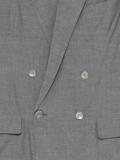 Magliano Oversized Double-breasted Blazer Jacket In Gray
