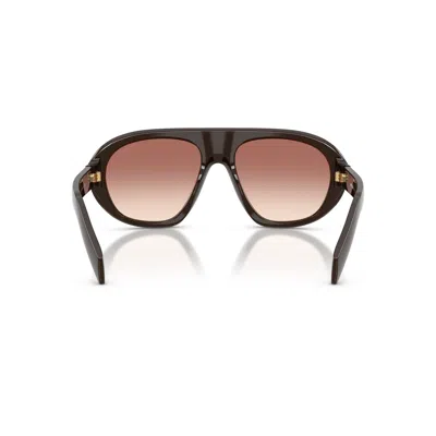 Prada Eyewear Oversized Pilot Sunglasses In Multi