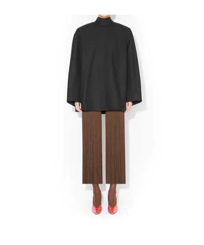 Alaïa Poplin Reverse Jacket In Black