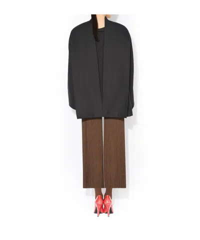 Alaïa Poplin Reverse Jacket In Black