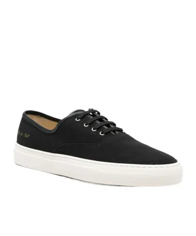 Common Projects Round-toe Sneakers In Black