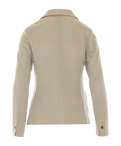 Circolo 1901 Single-breasted Patch-pocket Jacket In Neutral