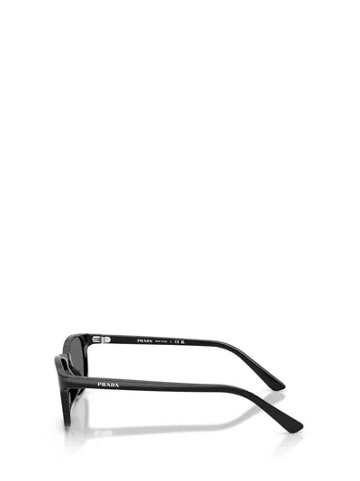 Prada 0pr D13su Rectangular Frame Acetate Sunglasses In Black