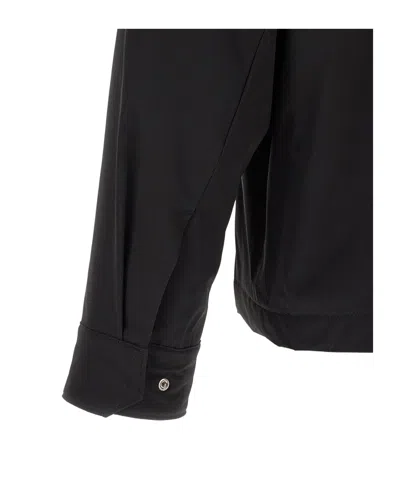 Herno Windproof Polyamide Overshirt In Black