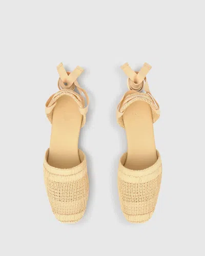 Castaã±er Tie Woven Espadrilles In Brown
