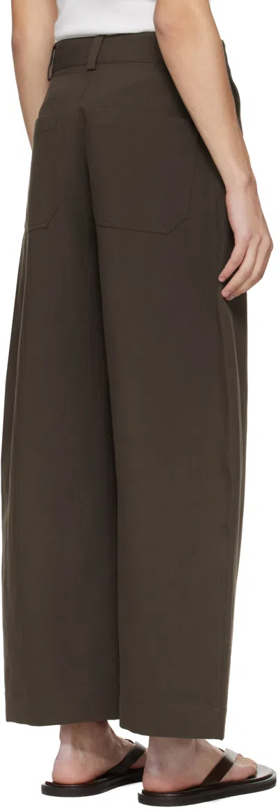 Studio Nicholson Levy Trousers In Burgundy