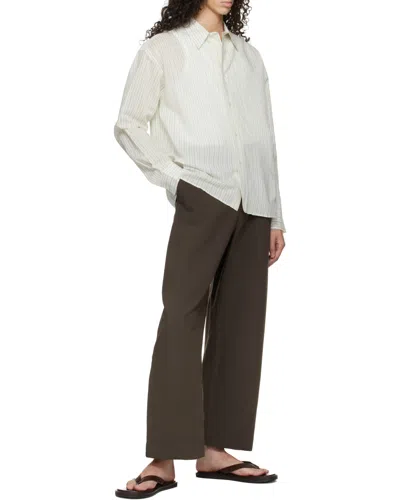 Studio Nicholson Levy Trousers In Burgundy