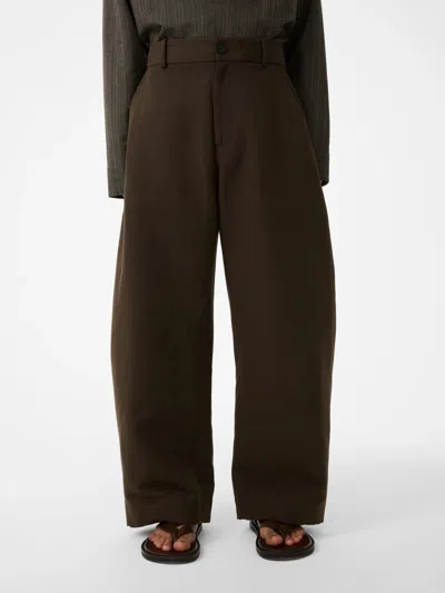 Studio Nicholson Levy Trousers In Burgundy