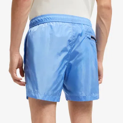 Moncler Drawstring Swimming Trunks In Blue