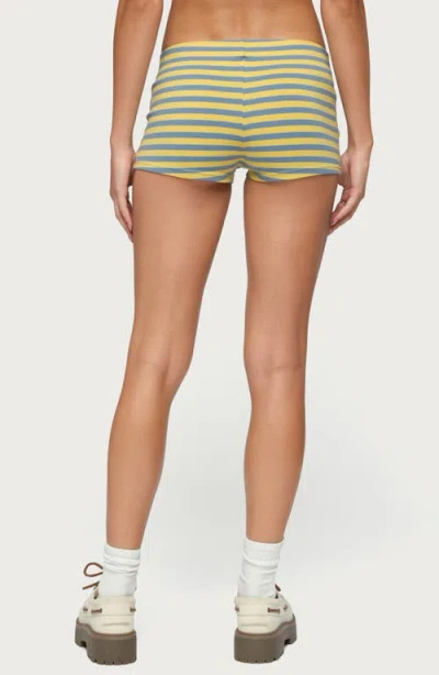 Edikted Isara Striped Shorts In Multi