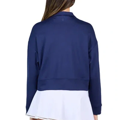 Sofibella Staples Quarter-zip Womens Golf Pullover In Blue