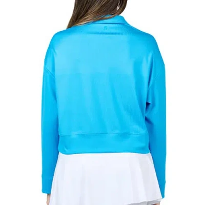 Sofibella Staples Quarter-zip Womens Golf Pullover In Blue