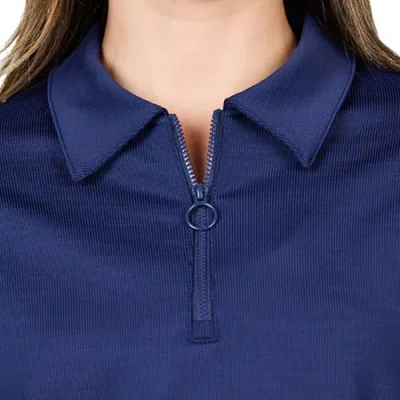 Sofibella Staples Quarter-zip Womens Golf Pullover In Blue
