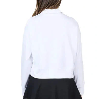 Sofibella Staples Quarter-zip Womens Golf Pullover In White