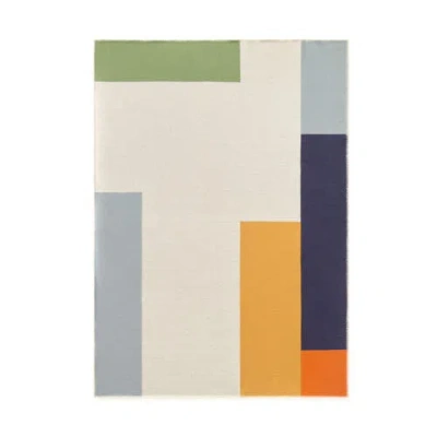 Lorena Canals Knitted Blanket Color Composition In Multi