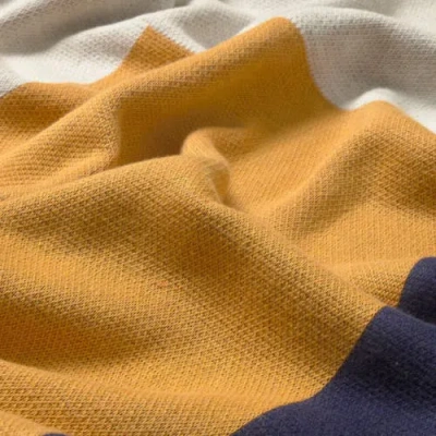 Lorena Canals Knitted Blanket Color Composition In Multi
