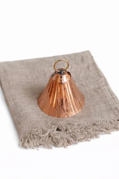 Coppermill Kitchen Cmk Copper Bell Ornaments In Metallic
