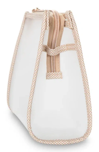 Stephanie Johnson Medium Zip Cosmetic In White