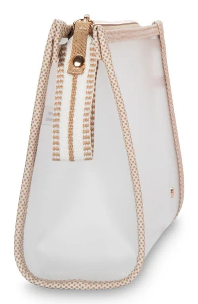 Stephanie Johnson Medium Zip Cosmetic In White